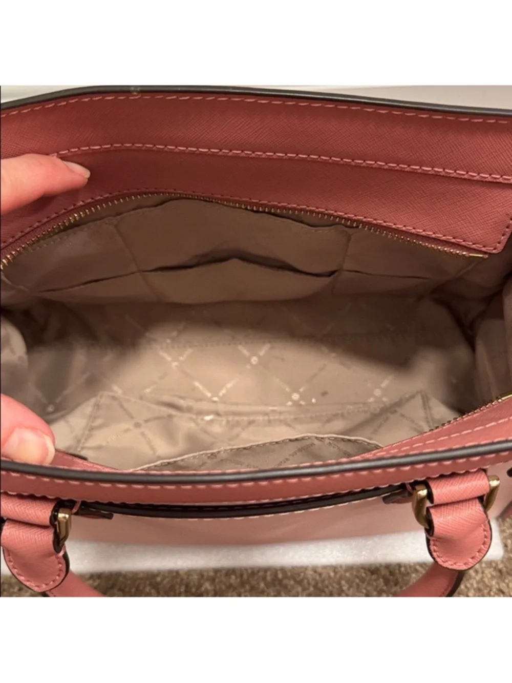 Michael Kors Dillon Small Satchel - Dusty Rose & Pink